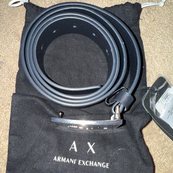 NEWArmani Exchange Black Men's Beltsize:40 men